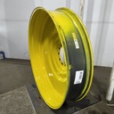 12"W x 54"D, John Deere Yellow 10-Hole Formed Plate , -9.25" Offset