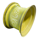 10"W x 15"D, John Deere Yellow 6-Hole Flat Plate , 0.81" Offset