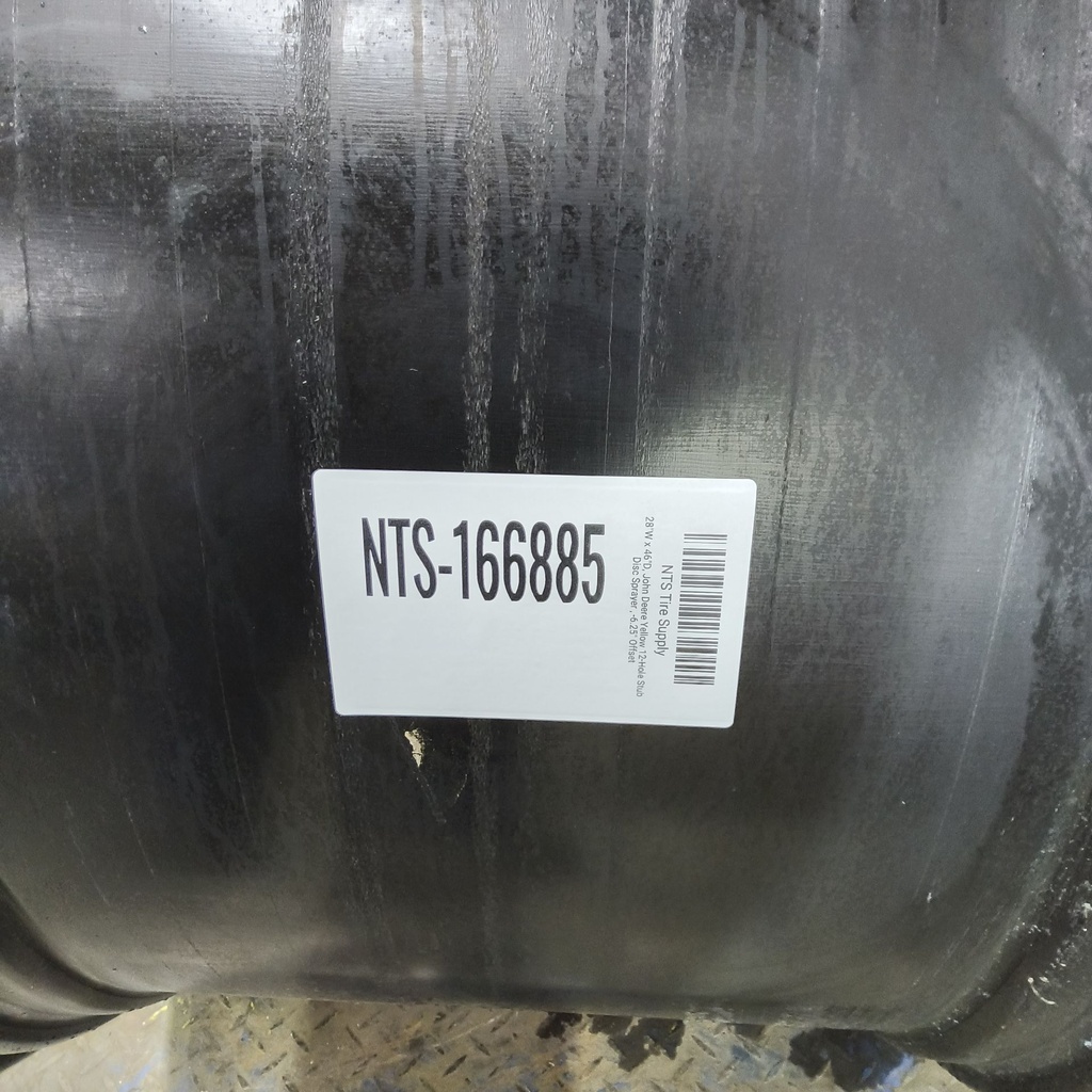 28"W x 46"D, John Deere Yellow 12-Hole Stub Disc Sprayer , -6.25" Offset