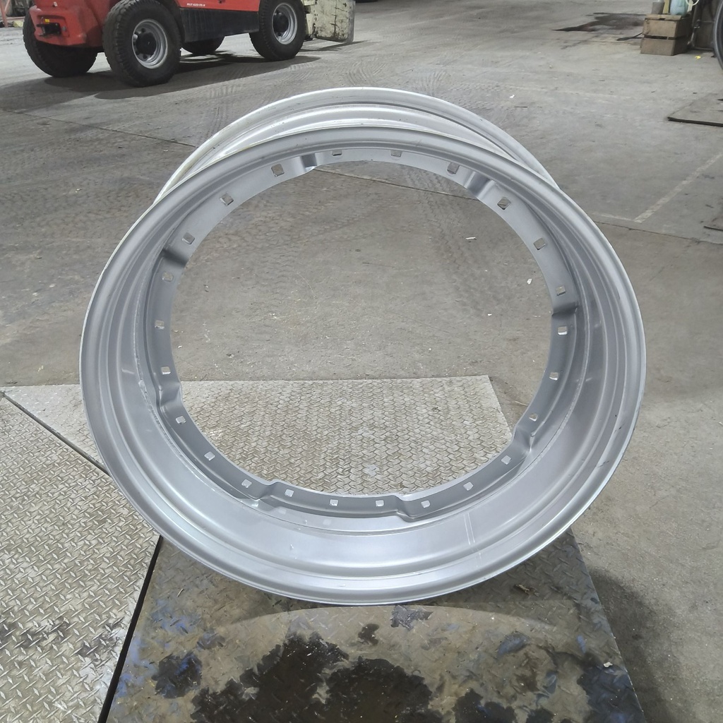 12"W x 38"D, Case IH Silver Mist 12-Hole Waffle Wheel (Groups of 3 bolts)