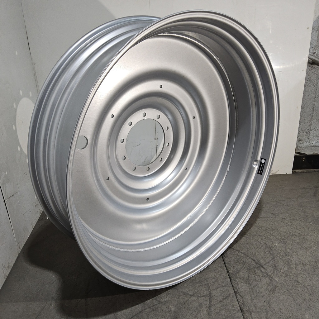 15"W x 50"D, Case IH Silver Mist 10-Hole Formed Plate , -9.25" Offset