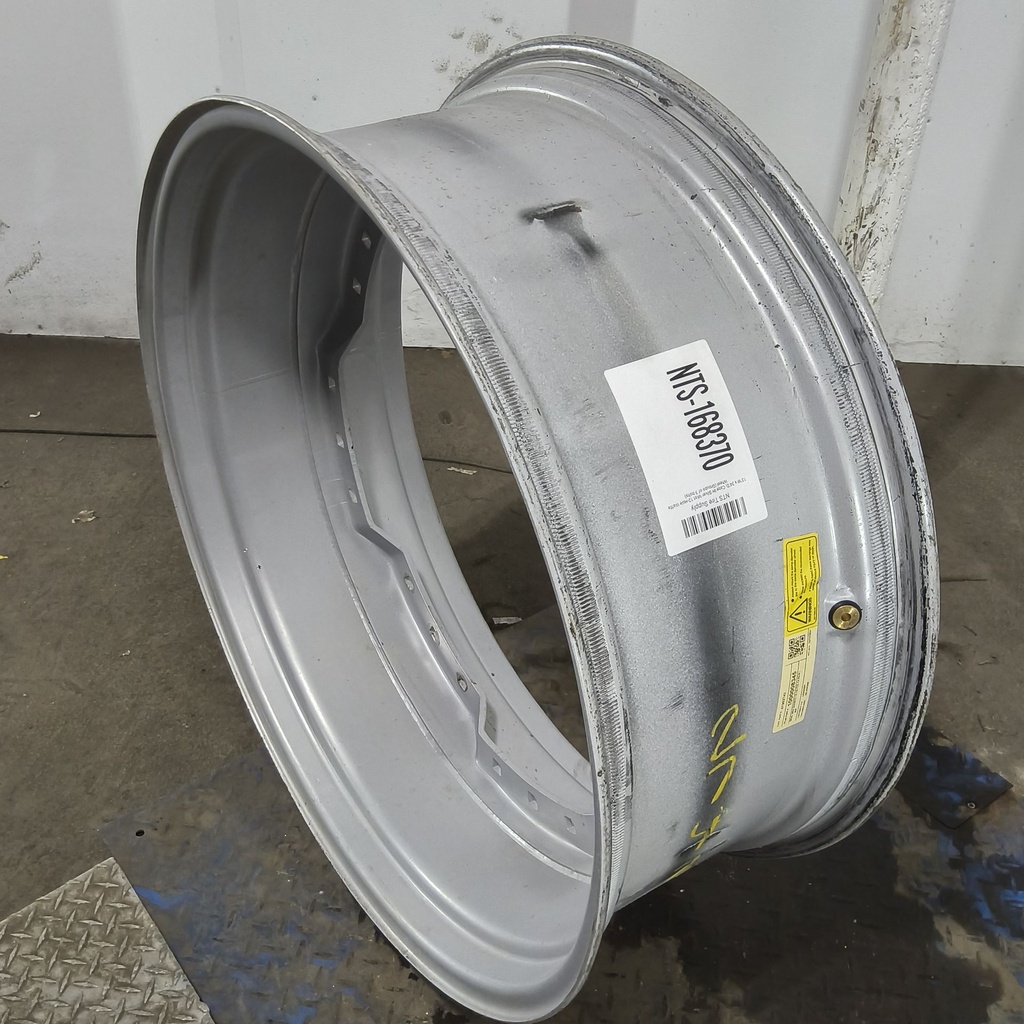 13"W x 34"D, Case IH Silver Mist 12-Hole Waffle Wheel (Groups of 3 bolts)