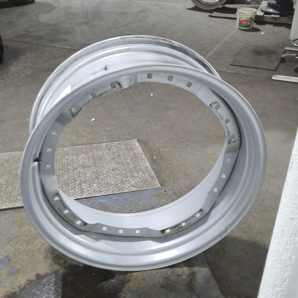 13"W x 34"D, Case IH Silver Mist 12-Hole Waffle Wheel (Groups of 3 bolts)