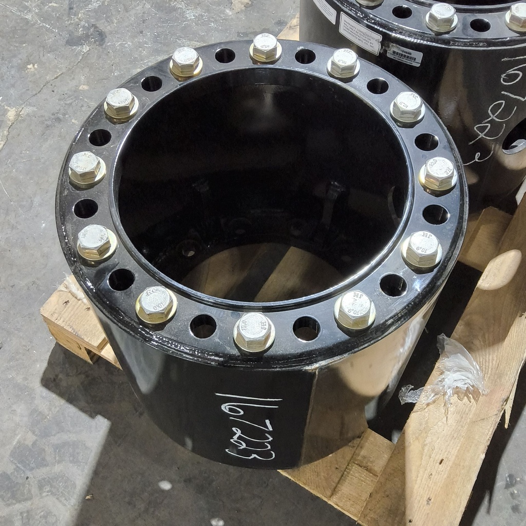 12-Hole 17.75"L Hub Extension, Black