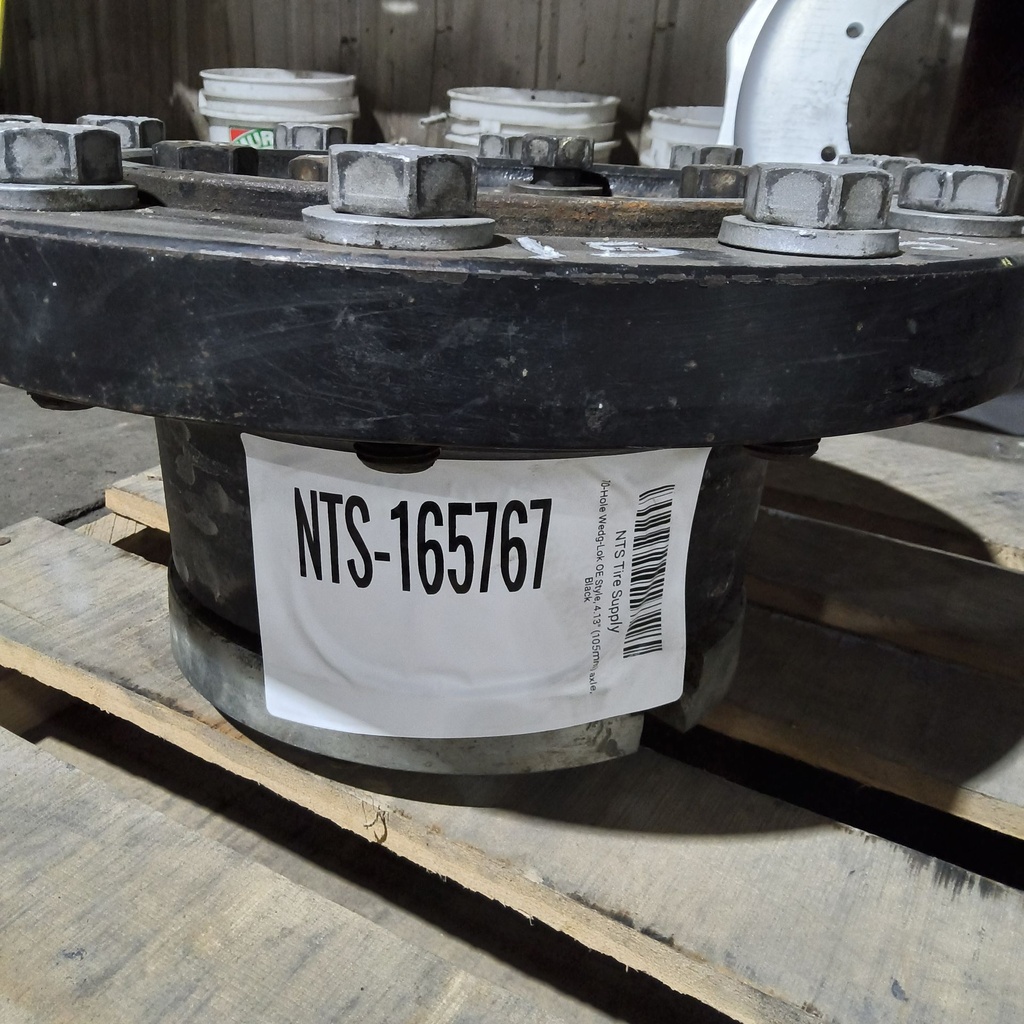 10-Hole Wedg-Lok OE Style, 4.13" (105mm) axle, Black