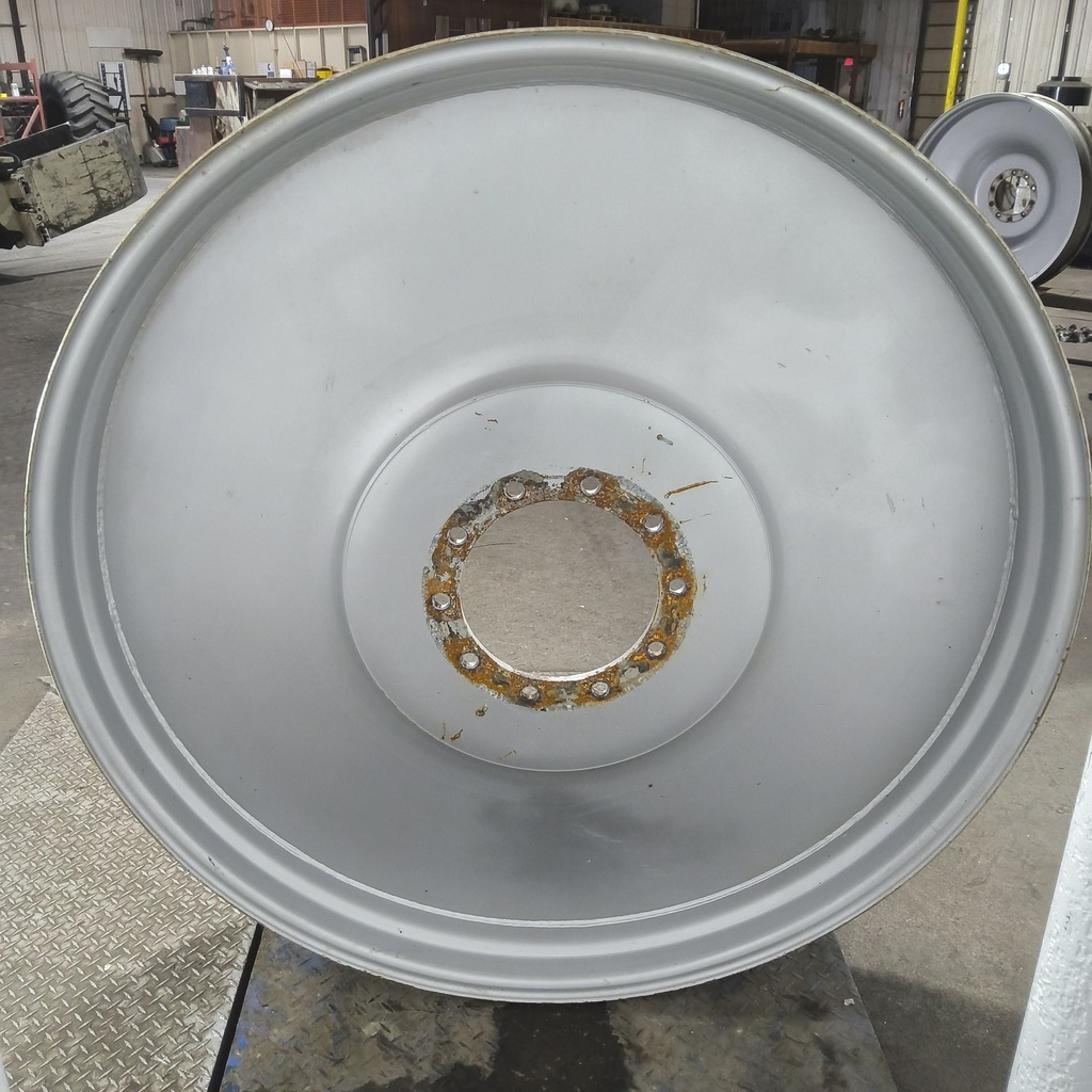 10"W x 54"D, Case IH Silver Mist 10-Hole Spun Disc , -4.12" Offset