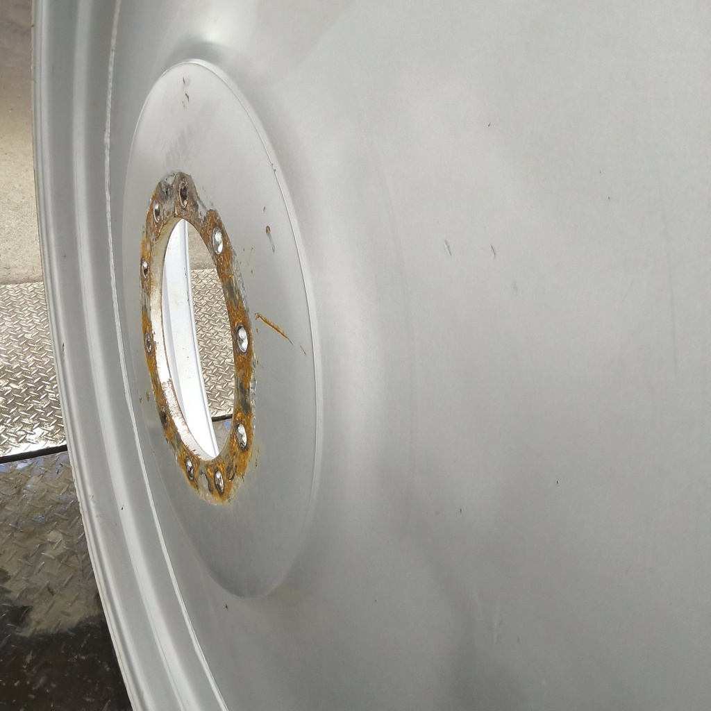 10"W x 54"D, Case IH Silver Mist 10-Hole Spun Disc , -4.12" Offset