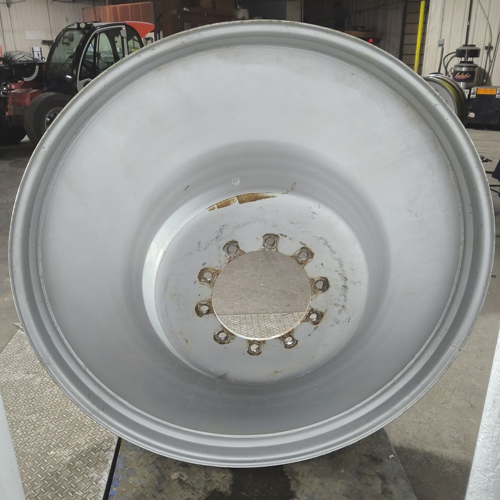 10"W x 54"D, Case IH Silver Mist 10-Hole Spun Disc , -9.25" Offset