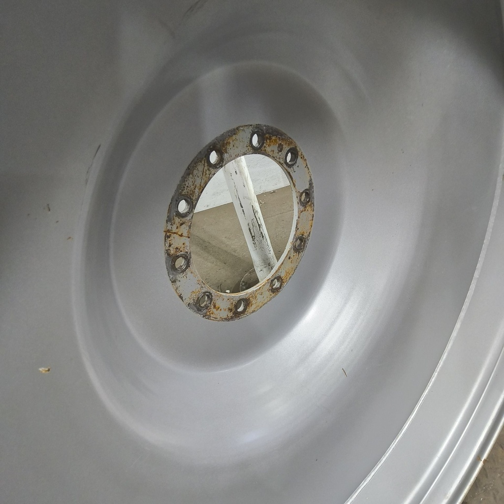 10"W x 54"D, Case IH Silver Mist 10-Hole Spun Disc , -9.25" Offset