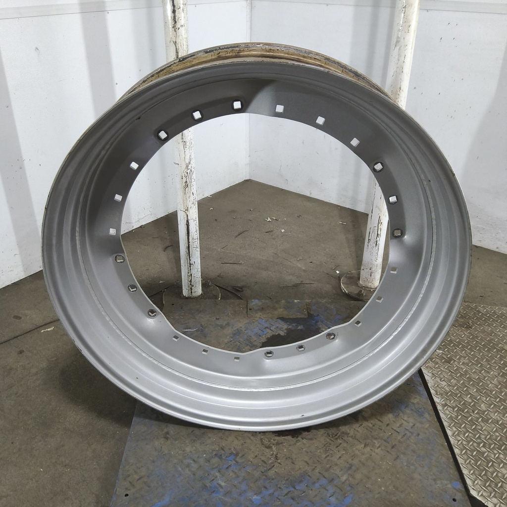 10"W x 42"D, Case IH Silver Mist 12-Hole Waffle Wheel (Groups of 3 bolts)