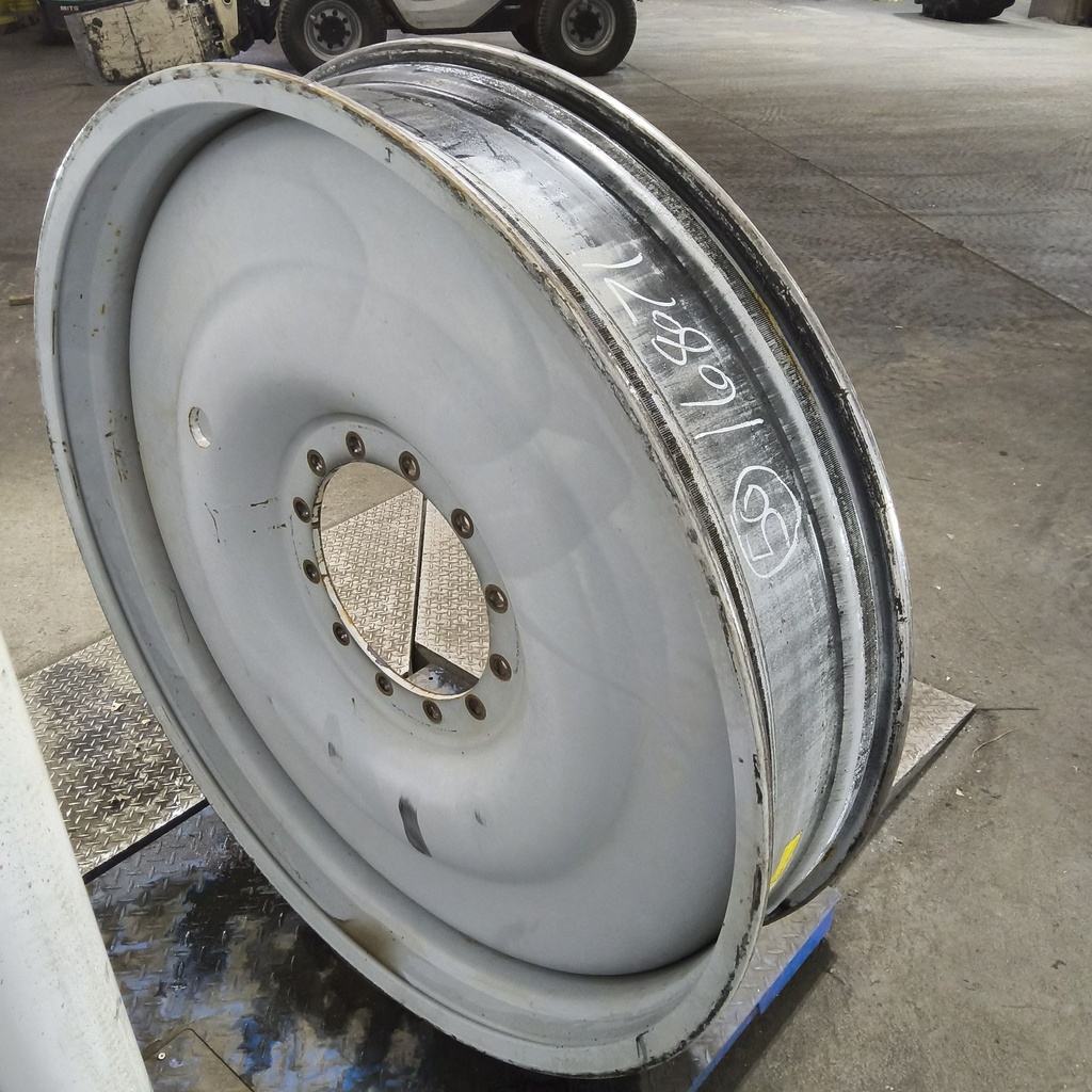 10"W x 50"D, Agco Corp Gray 12-Hole Bubble Disc , -0.88" Offset
