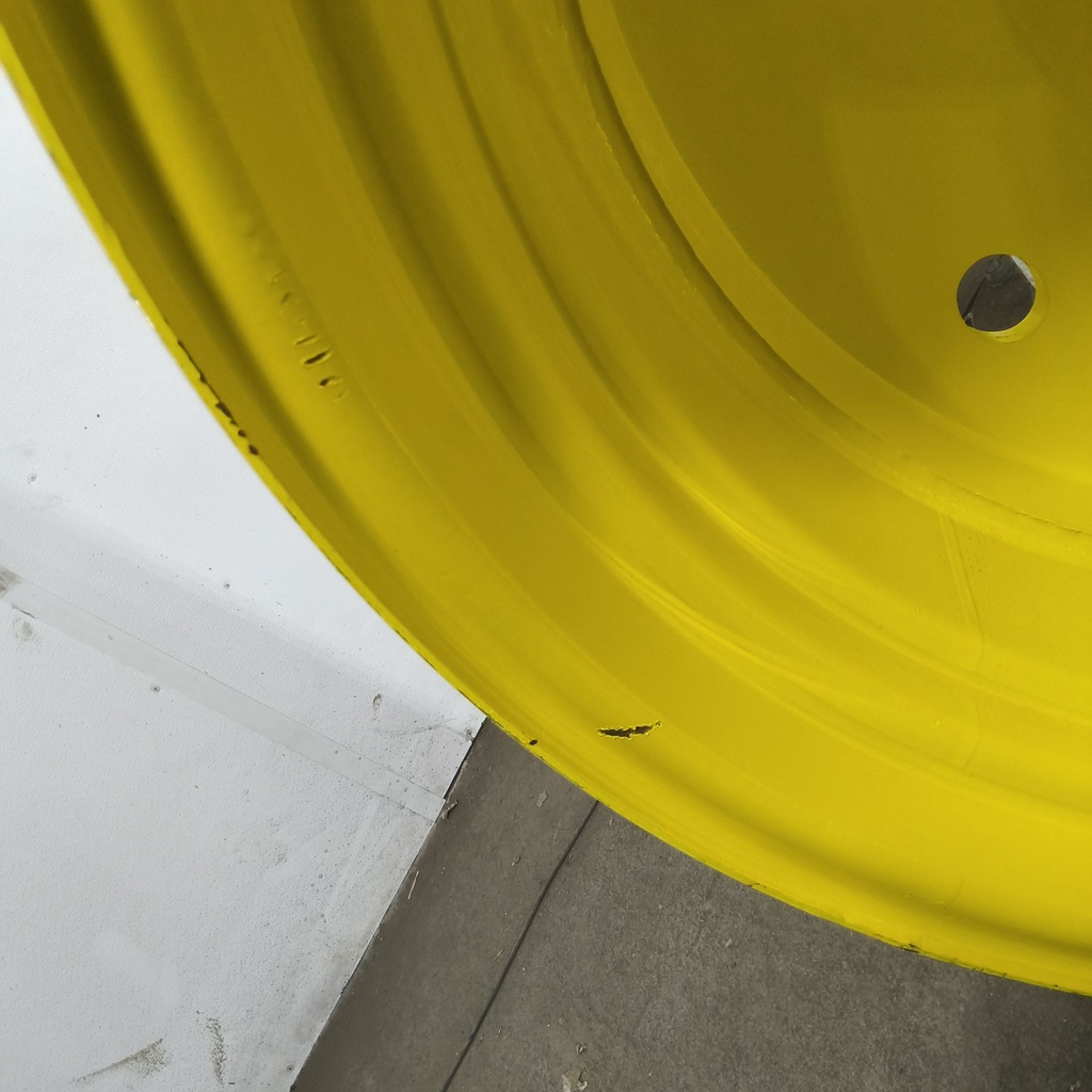 21"W x 46"D, John Deere Yellow 12-Hole Formed Plate Sprayer , -5.62" Offset