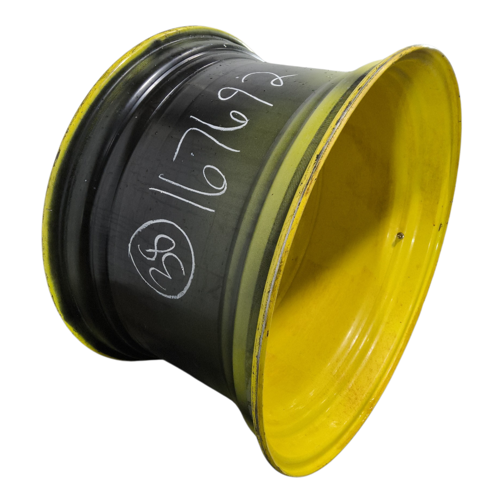 23"W x 38"D, John Deere Yellow 20-Hole Dolly Dual , -16.38" Offset