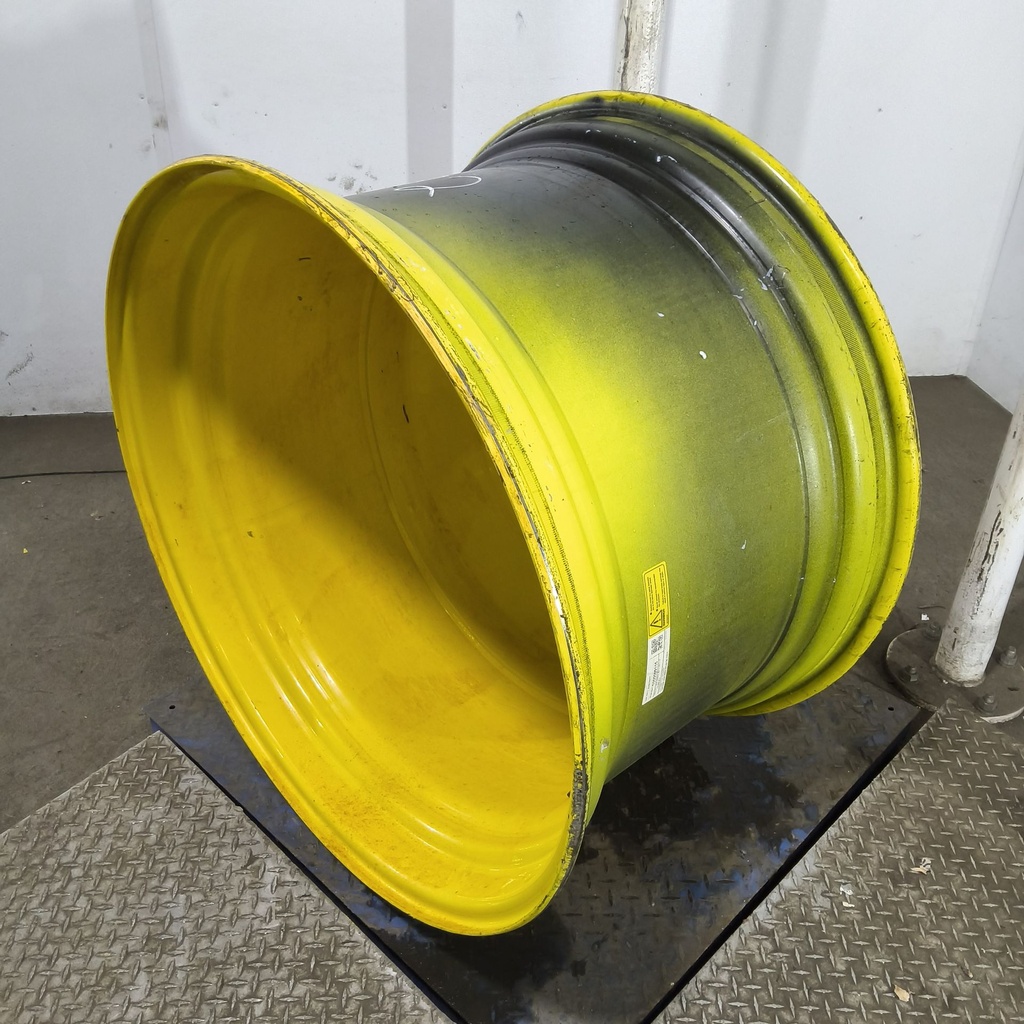 23"W x 38"D, John Deere Yellow 20-Hole Dolly Dual , -16.38" Offset