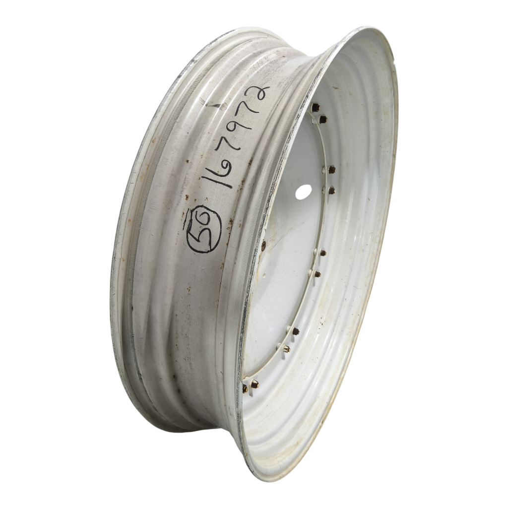 12"W x 50"D, Ford / New Holland White 16-Hole Stub Disc (groups of 2 bolts) , 1.75" Offset