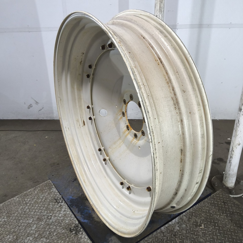 12"W x 50"D, Ford / New Holland White 16-Hole Stub Disc (groups of 2 bolts) , 1.75" Offset