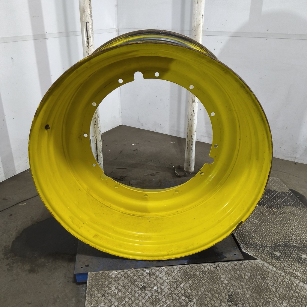 28"W x 46"D, John Deere Yellow 12-Hole Stub Disc