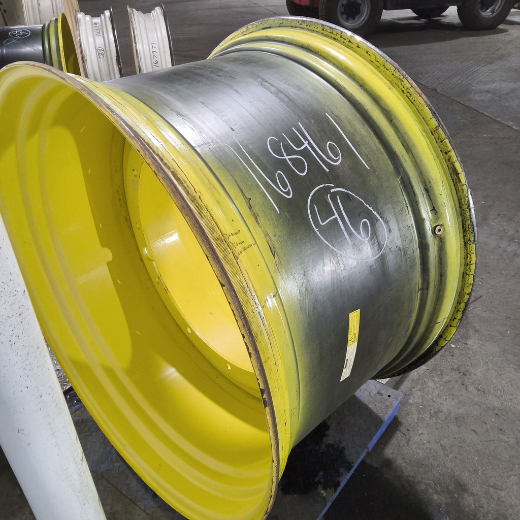 28"W x 46"D, John Deere Yellow 12-Hole Stub Disc