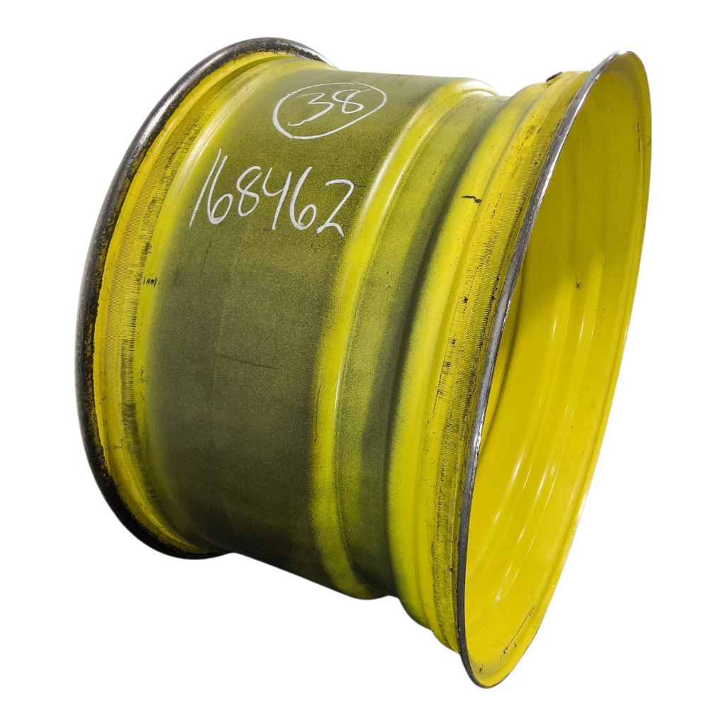 23"W x 38"D, John Deere Yellow 10-Hole Dolly Dual , -14.38" Offset