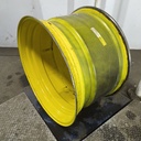 23"W x 38"D, John Deere Yellow 10-Hole Dolly Dual , -14.38" Offset