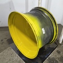 23"W x 38"D, John Deere Yellow 10-Hole Dolly Dual , -16.25" Offset