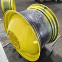 23"W x 38"D, John Deere Yellow 10-Hole Dolly Dual , -16.25" Offset