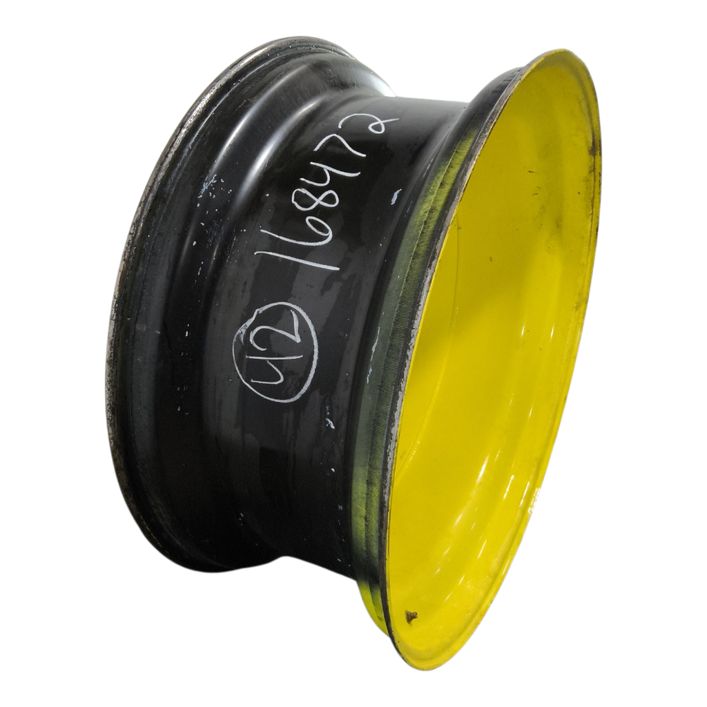 18"W x 42"D, John Deere Yellow 20-Hole Dolly Dual , -15.38" Offset