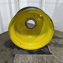 18"W x 42"D, John Deere Yellow 20-Hole Dolly Dual , -15.38" Offset