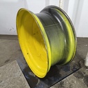 18"W x 42"D, John Deere Yellow 20-Hole Dolly Dual , -15.38" Offset