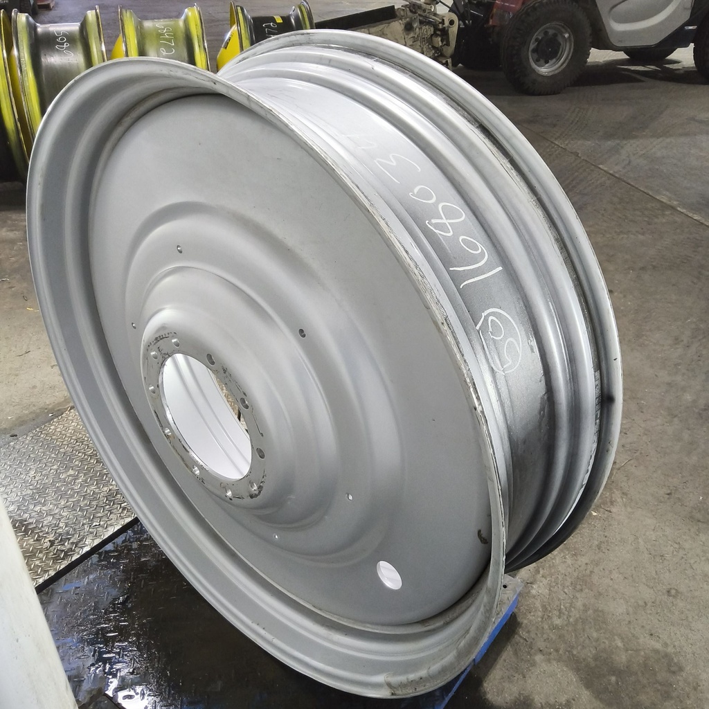 15"W x 50"D, Case IH Silver Mist 10-Hole Formed Plate , -9.25" Offset