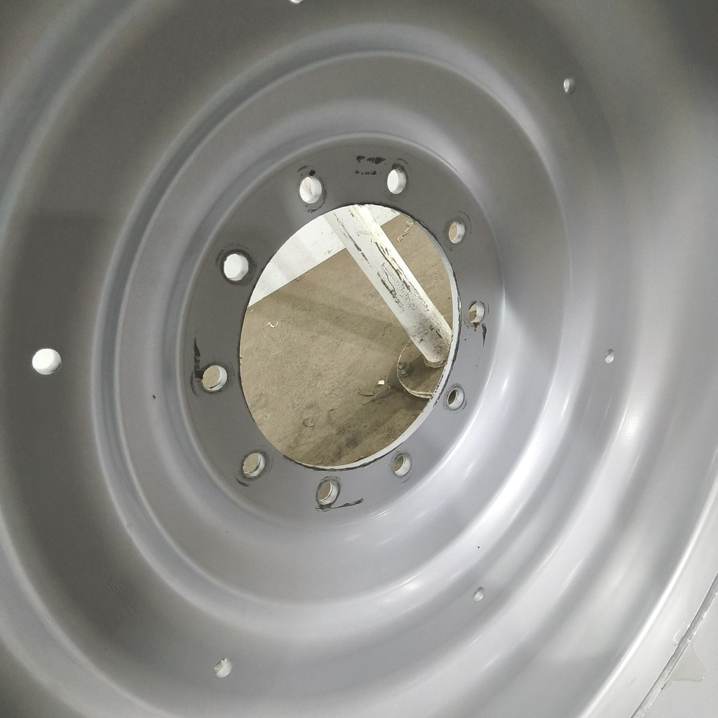 15"W x 50"D, Case IH Silver Mist 10-Hole Formed Plate , -9.25" Offset