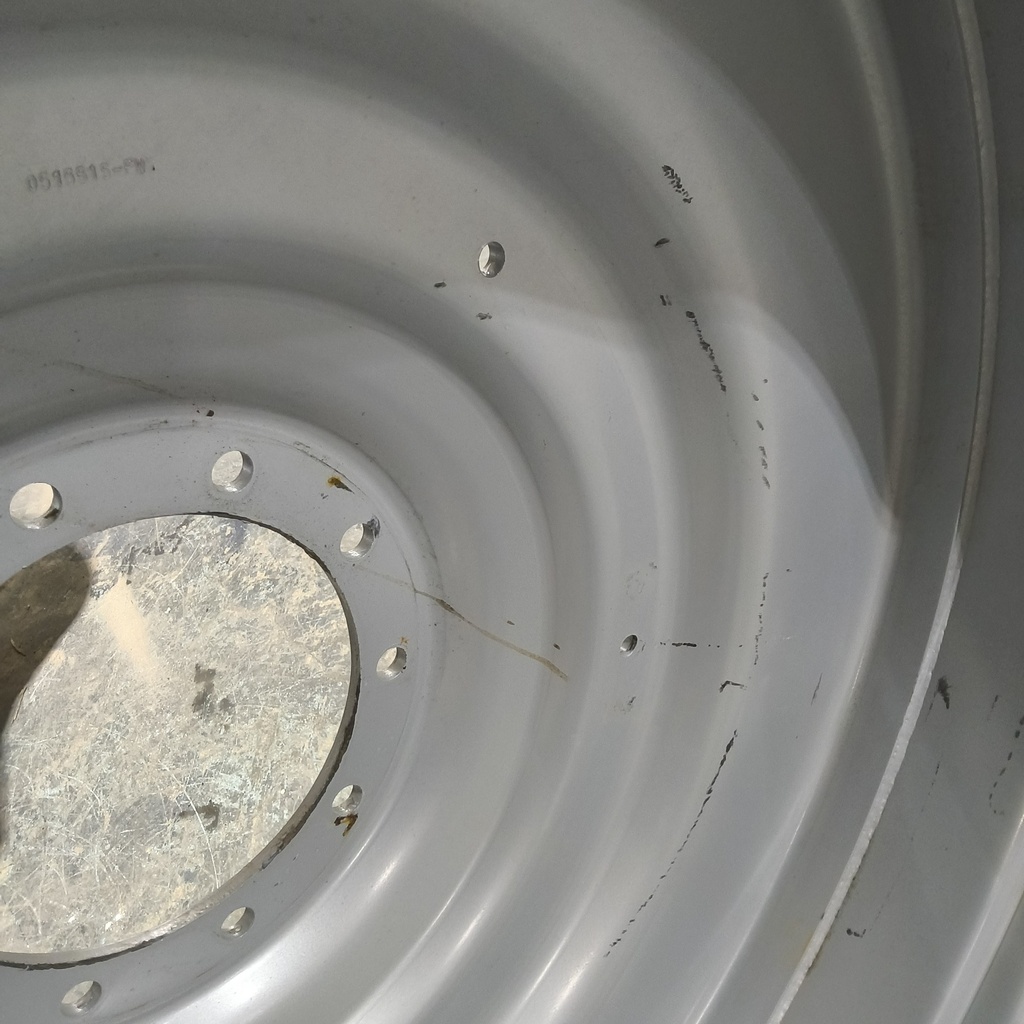 15"W x 50"D, Case IH Silver Mist 10-Hole Formed Plate , -9.25" Offset