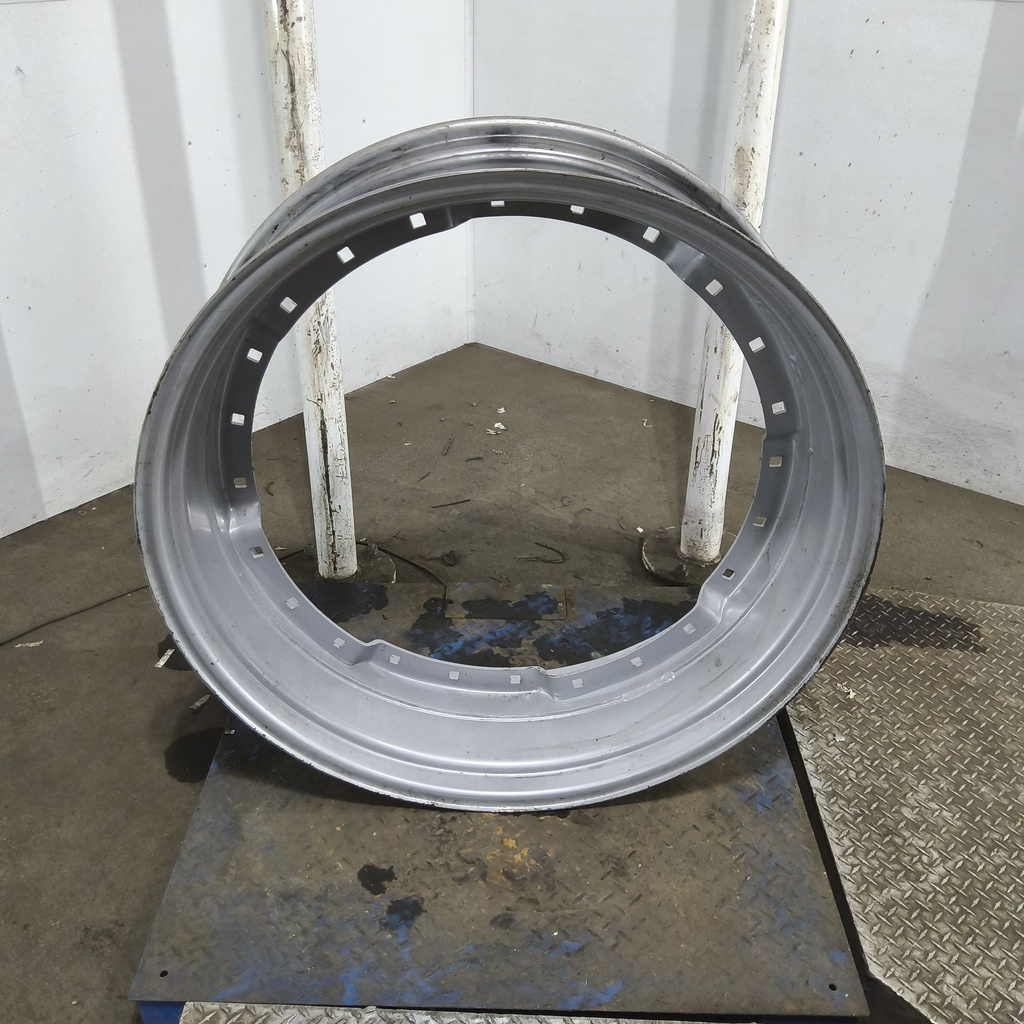 12"W x 38"D, Case IH Silver Mist 12-Hole Waffle Wheel (Groups of 3 bolts)