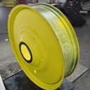 12"W x 54"D, John Deere Yellow 10-Hole Formed Plate , -9.25" Offset