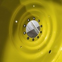 12"W x 54"D, John Deere Yellow 10-Hole Formed Plate , -9.25" Offset