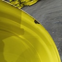 12"W x 54"D, John Deere Yellow 10-Hole Formed Plate , -9.25" Offset