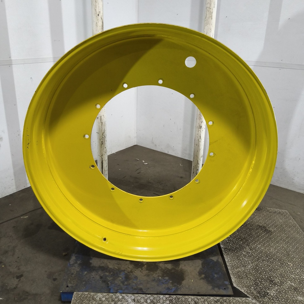 12"W x 54"D, John Deere Yellow 12-Hole Stub Disc , -3.5" Offset
