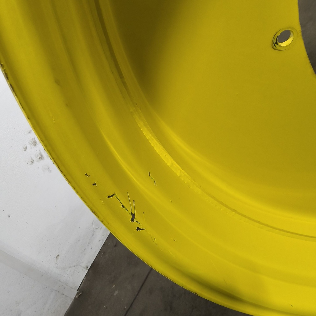 12"W x 54"D, John Deere Yellow 12-Hole Stub Disc , -3.5" Offset