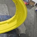12"W x 38"D, John Deere Yellow 12-Hole Waffle Wheel (Groups of 3 bolts)