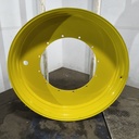 12"W x 54"D, John Deere Yellow 12-Hole Stub Disc , -3.25" Offset