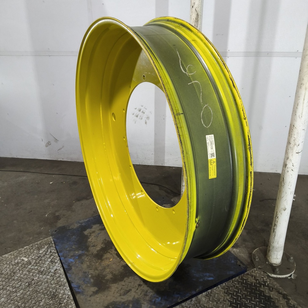 12"W x 54"D, John Deere Yellow 12-Hole Stub Disc , -3.25" Offset