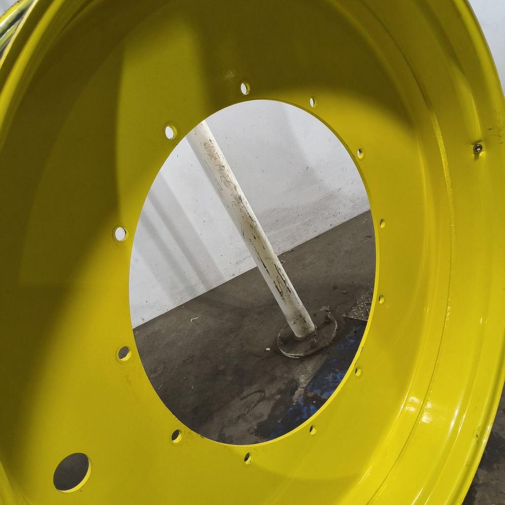 12"W x 54"D, John Deere Yellow 12-Hole Stub Disc , -3.25" Offset