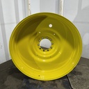 12"W x 54"D, John Deere Yellow 10-Hole Formed Plate , -9.25" Offset
