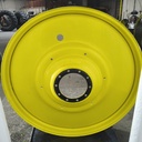 12"W x 54"D, John Deere Yellow 10-Hole Formed Plate , -9.25" Offset