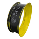 12"W x 38"D, John Deere Yellow 12-Hole Waffle Wheel (Groups of 3 bolts)