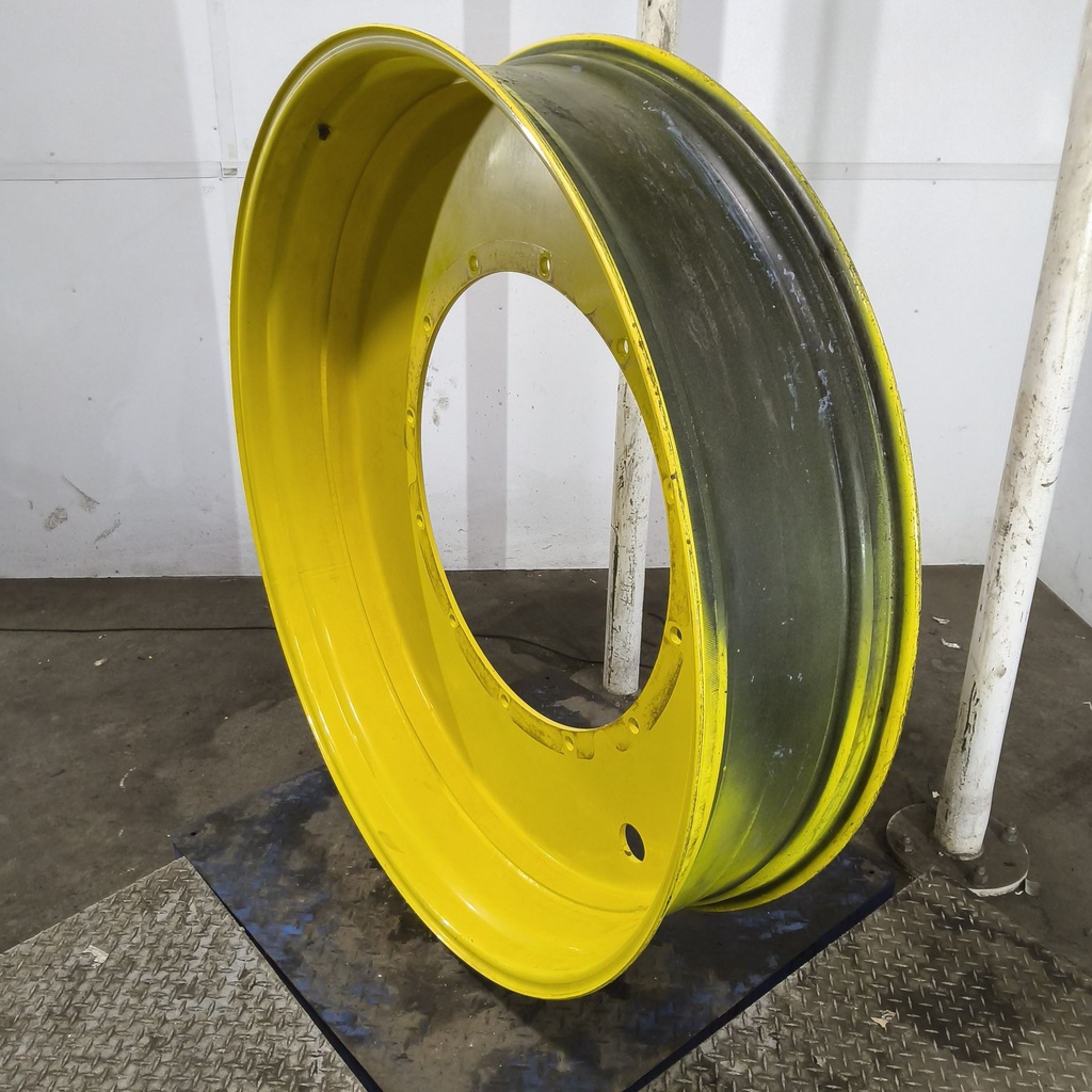 12"W x 54"D, John Deere Yellow 12-Hole Stub Disc , -3.25" Offset