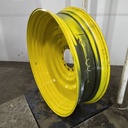 15"W x 50"D, John Deere Yellow 10-Hole Formed Plate , -6.62" Offset