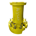 12 to 10-Hole 28"L FWD Spacer(2-PC OE Style), John Deere Yellow