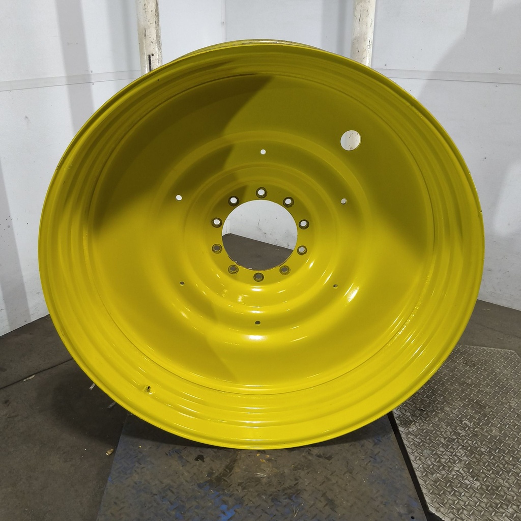 15"W x 50"D, John Deere Yellow 10-Hole Formed Plate , -6.75" Offset