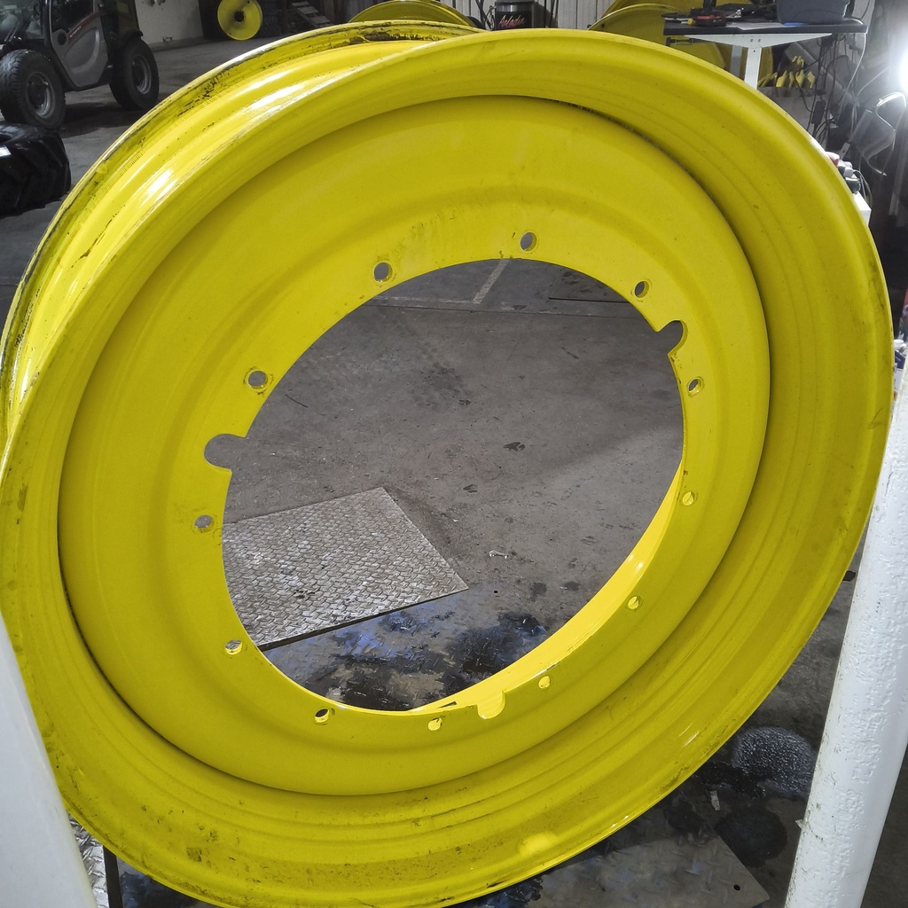 16"W x 50"D, John Deere Yellow 12-Hole Stub Disc , -3.38" Offset